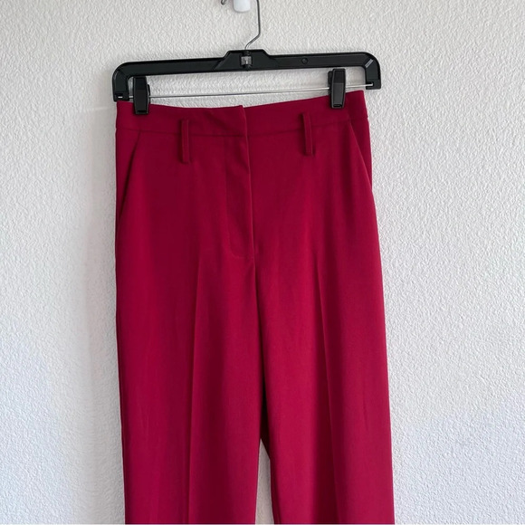 Patrizia Pepe Essential Crepe Pant Martian Red Size 40 - Picture 3 of 15